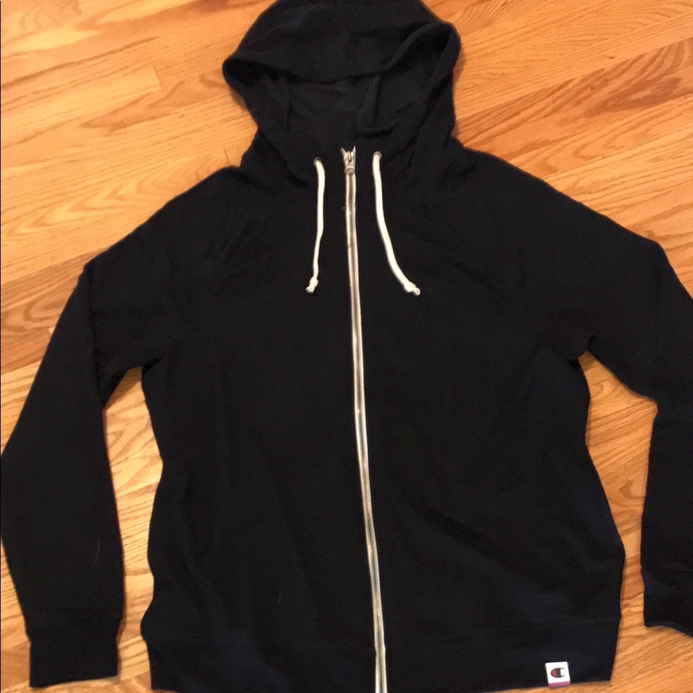 Women’s Champion zipped hoodie, new